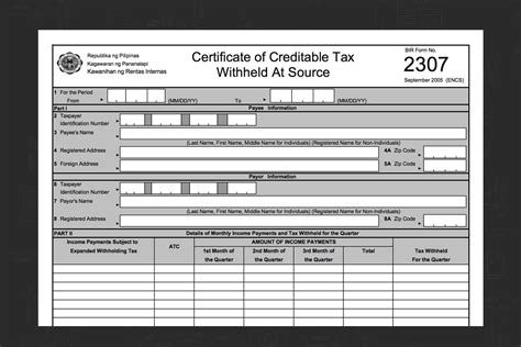 Form 2307 .